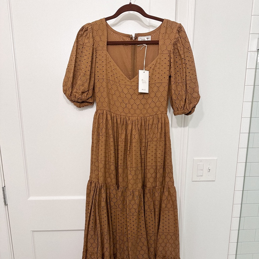 Mille Caramel Maja Dress XS